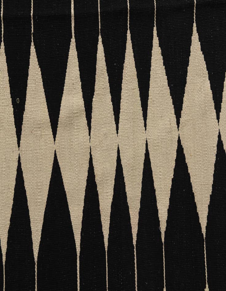 Detail image of  5' 6 x 7' 5  Hand Woven Kilim Modern Wool Rug