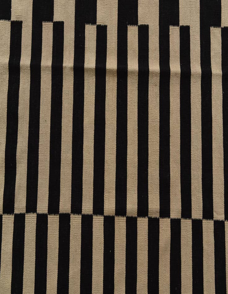 Detail image of  10' 2 x 13'  Hand Woven Kilim Modern Wool Rug