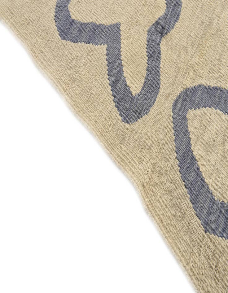 Detail image of  8' x 9' 6  Hand Woven Kilim Modern Wool Rug