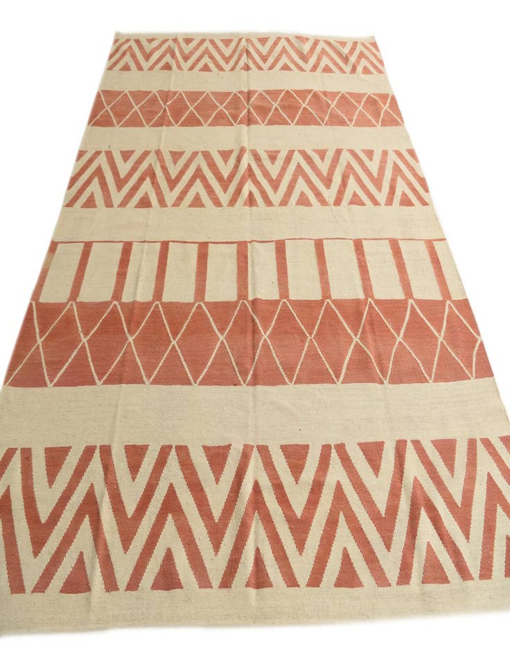 Detail image of  8' 3 x 10'  Hand Woven Kilim Modern Wool Rug