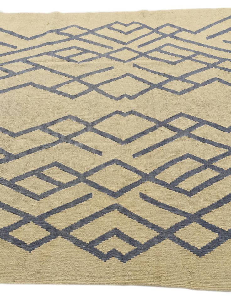 Detail image of  6' x 8' 2  Hand Woven Kilim Modern Wool Rug