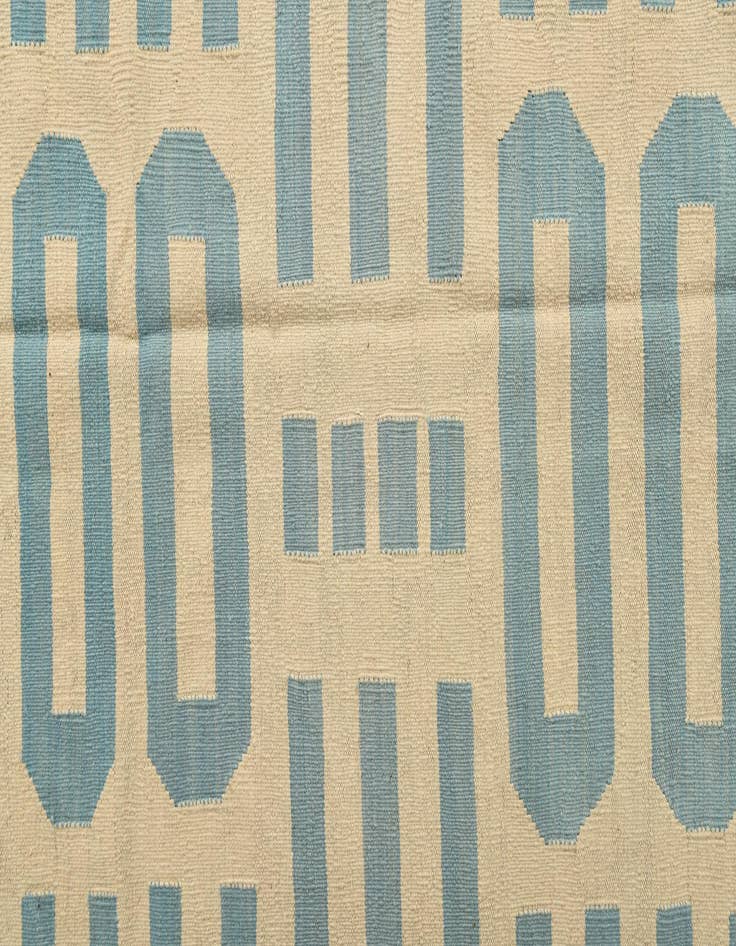 Detail image of  6' 7 x 9' 6  Hand Woven Kilim Modern Wool Rug