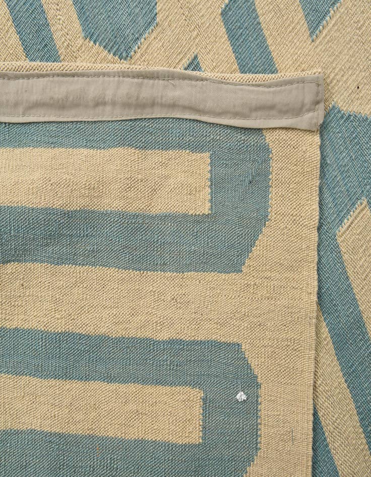 Detail image of  6' 7 x 9' 6  Hand Woven Kilim Modern Wool Rug