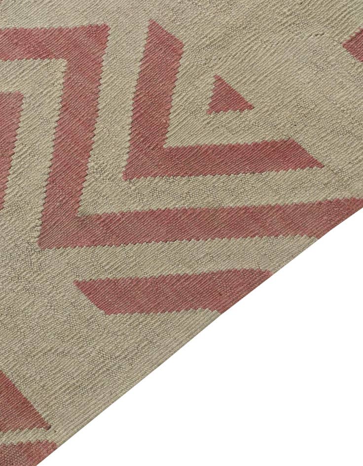 Detail image of  5' 9 x 7' 6  Hand Woven Kilim Modern Wool Rug