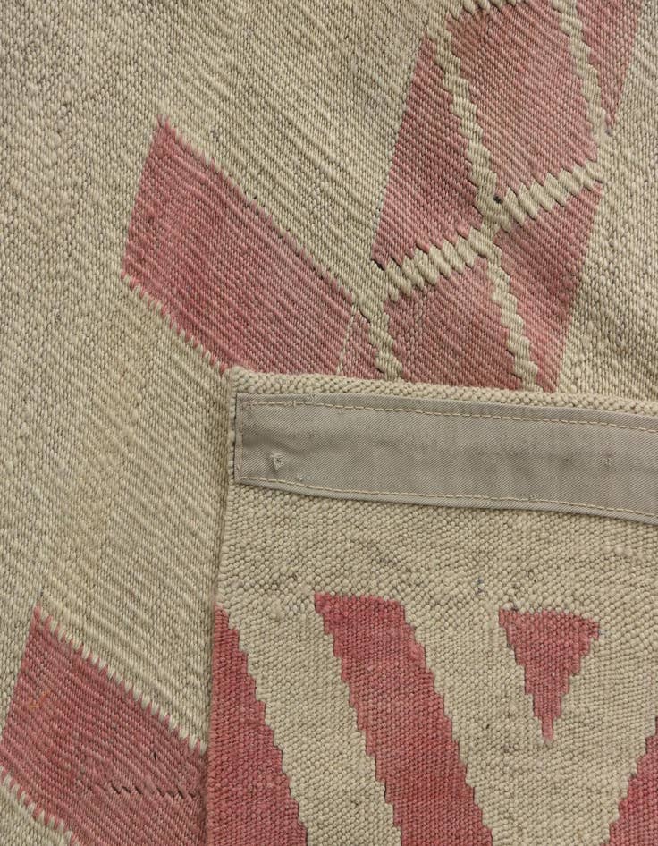 Detail image of  5' 9 x 7' 6  Hand Woven Kilim Modern Wool Rug