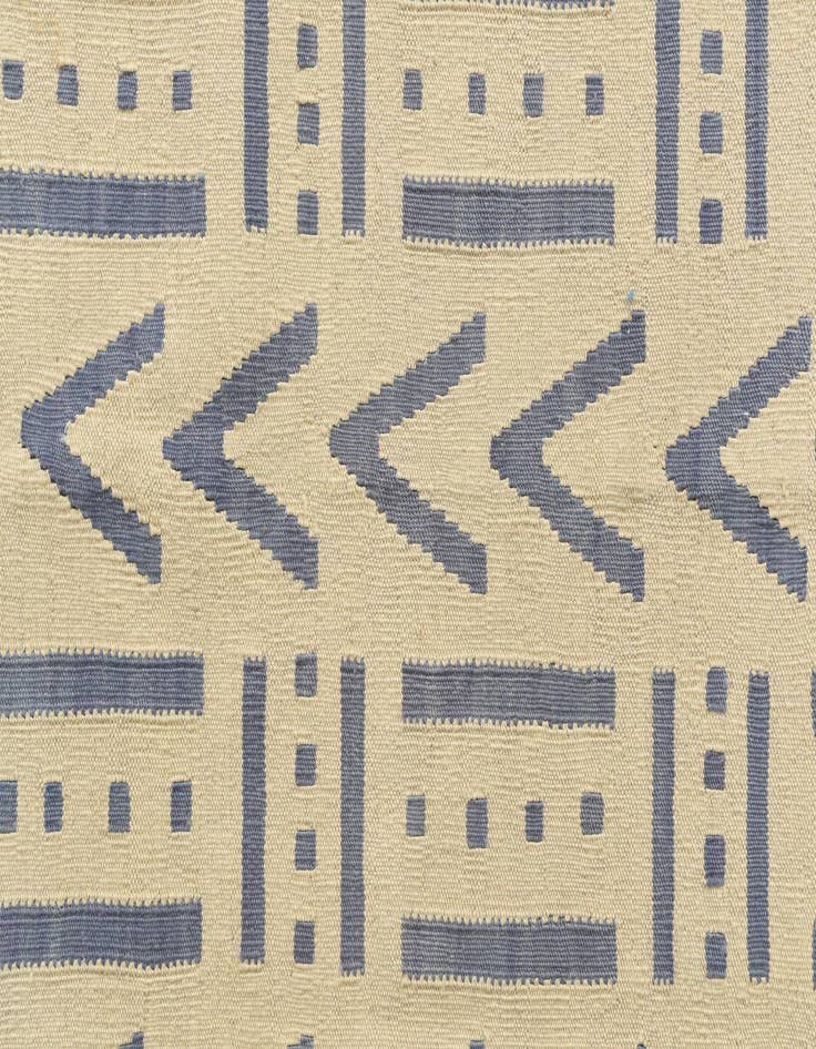Detail image of  5' 3 x 6' 5  Hand Woven Kilim Modern Wool Rug