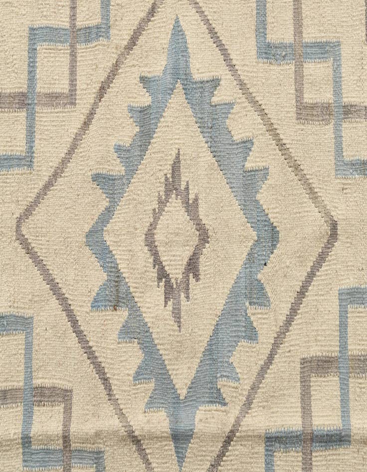 Detail image of  6' x 8'  Hand Woven Kilim Modern Wool Rug