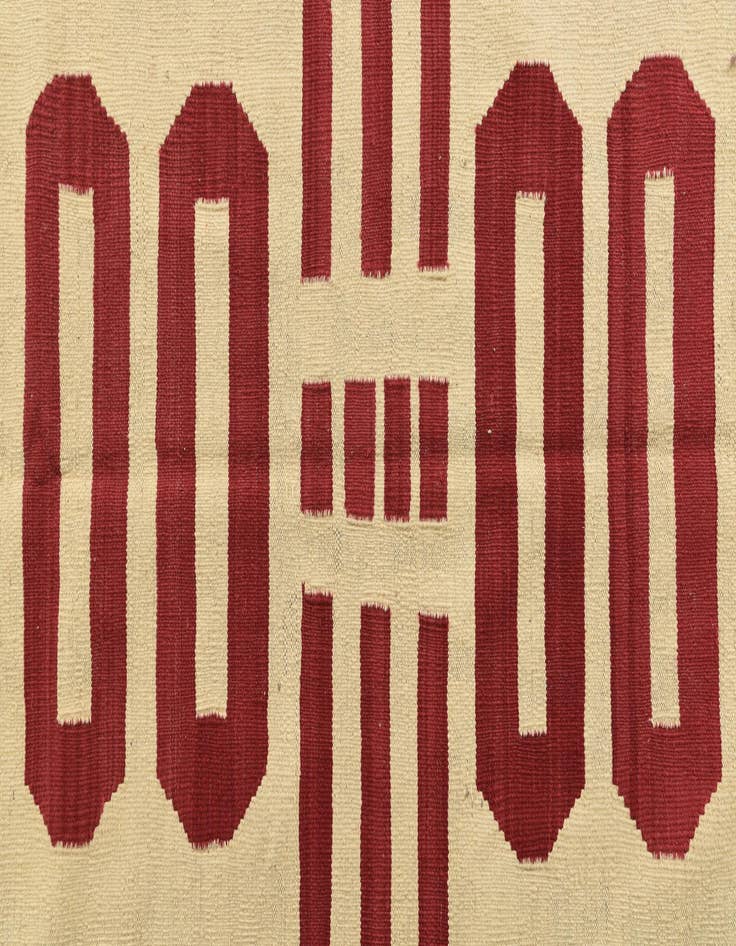Detail image of  8' 3 x 9' 8  Hand Woven Kilim Modern Wool Rug