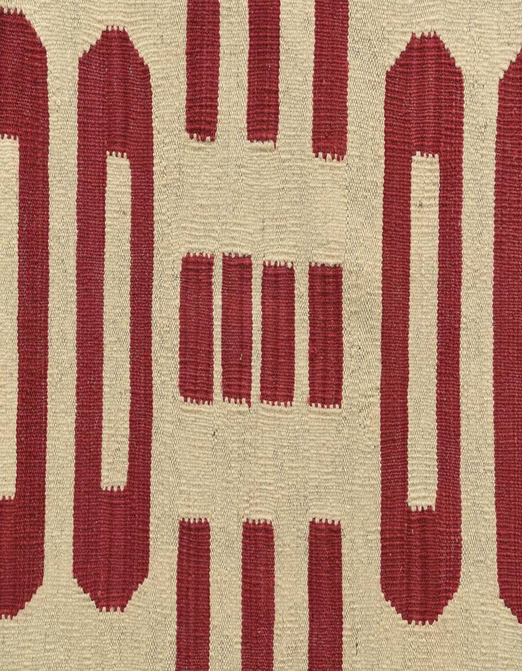 Detail image of  6' 1 x 7' 10  Hand Woven Kilim Modern Wool Rug