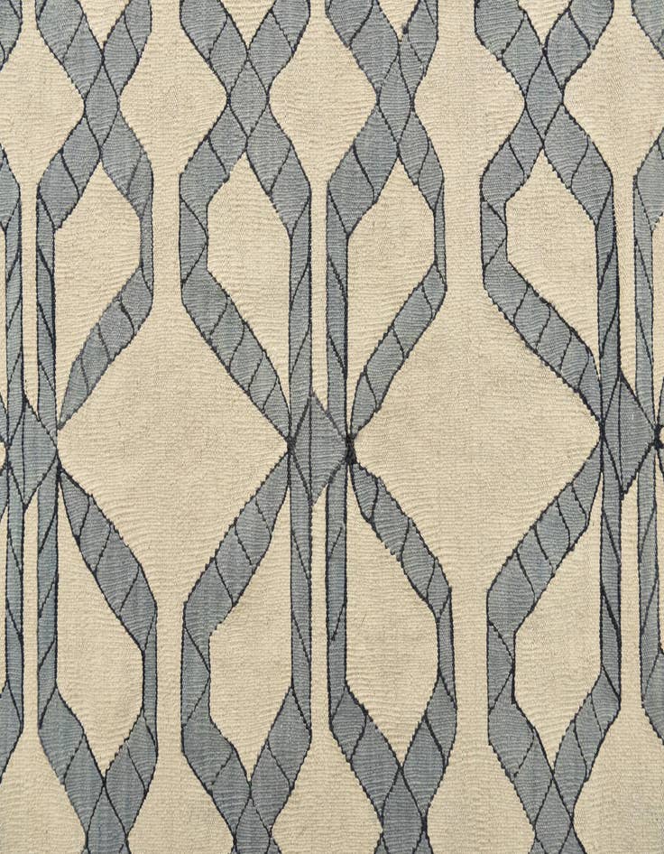 Detail image of  8' 5 x 9' 7  Hand Woven Kilim Modern Wool Rug