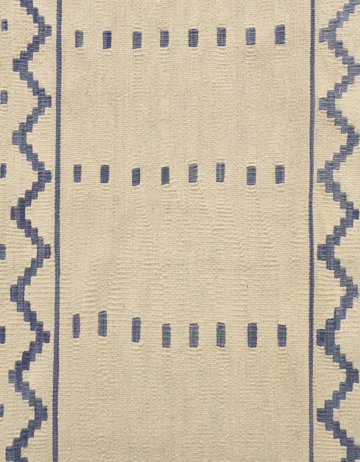 Detail image of  8' 6 x 9' 6  Hand Woven Kilim Modern Wool Rug