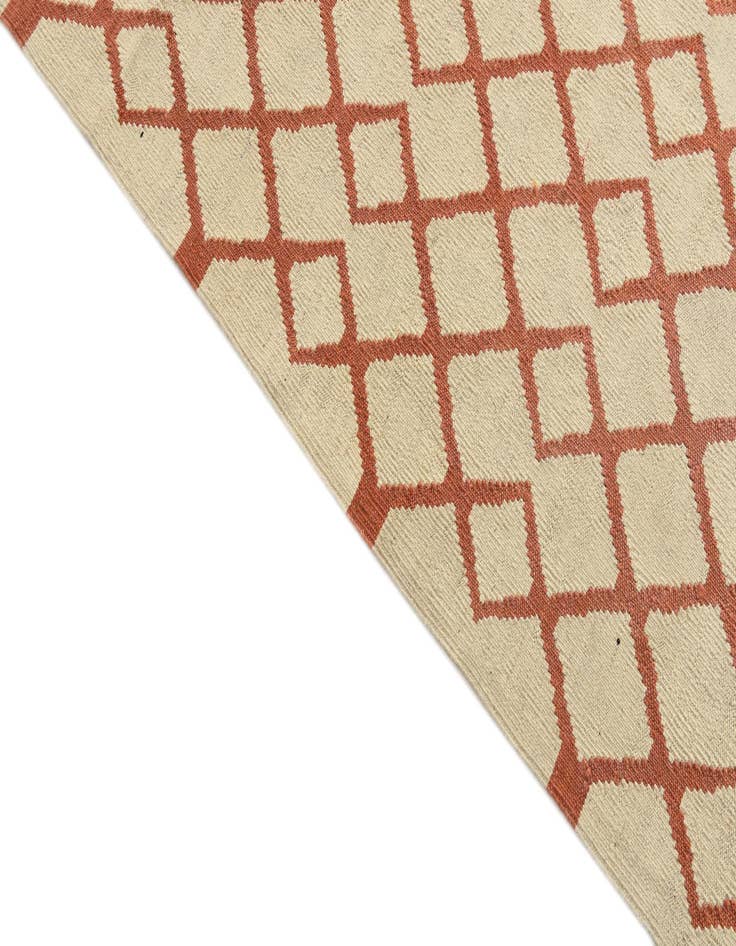 Detail image of  6' 10 x 9' 5  Hand Woven Kilim Modern Wool Rug