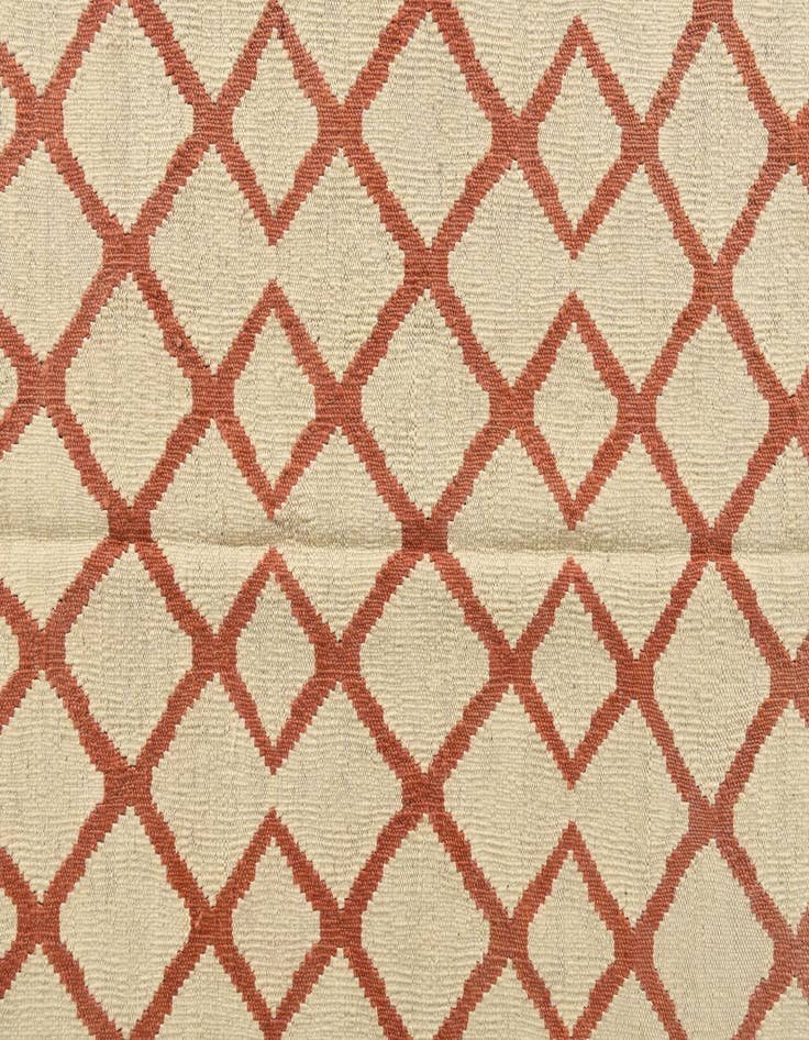 Detail image of  6' 10 x 9' 5  Hand Woven Kilim Modern Wool Rug