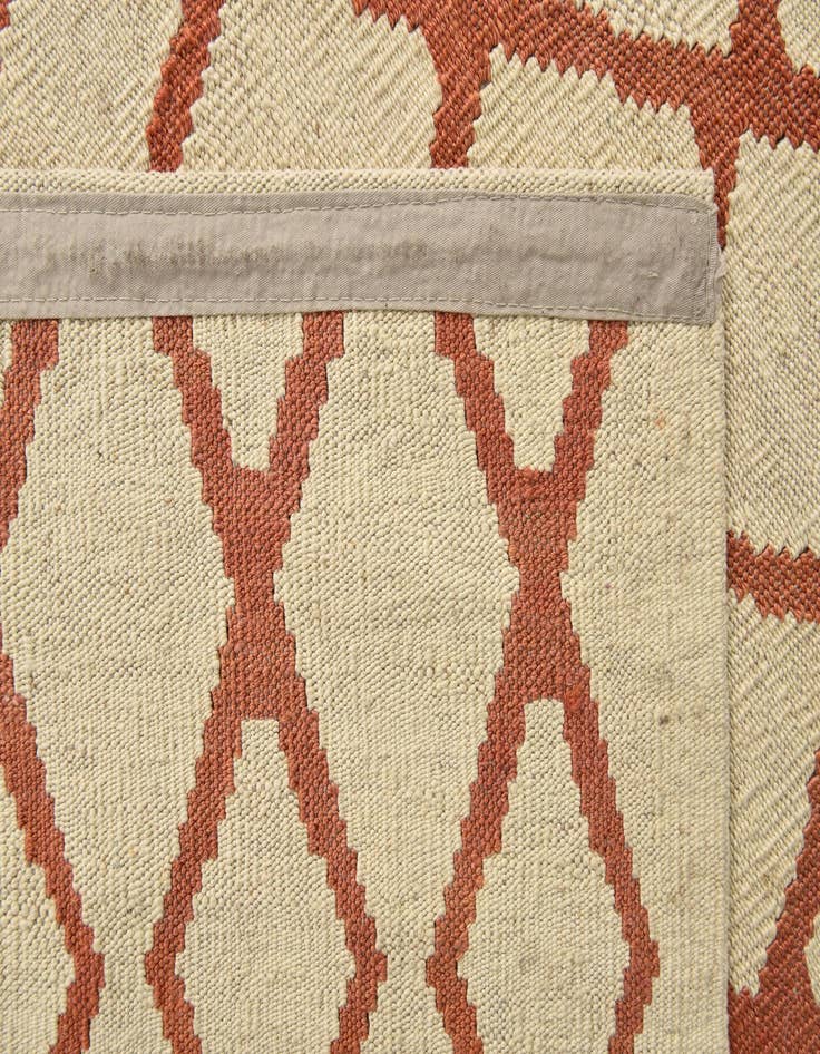 Detail image of  6' 10 x 9' 5  Hand Woven Kilim Modern Wool Rug