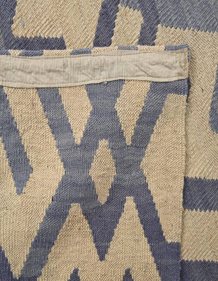 Detail image of  6' 2 x 7' 10  Hand Woven Kilim Modern Wool Rug