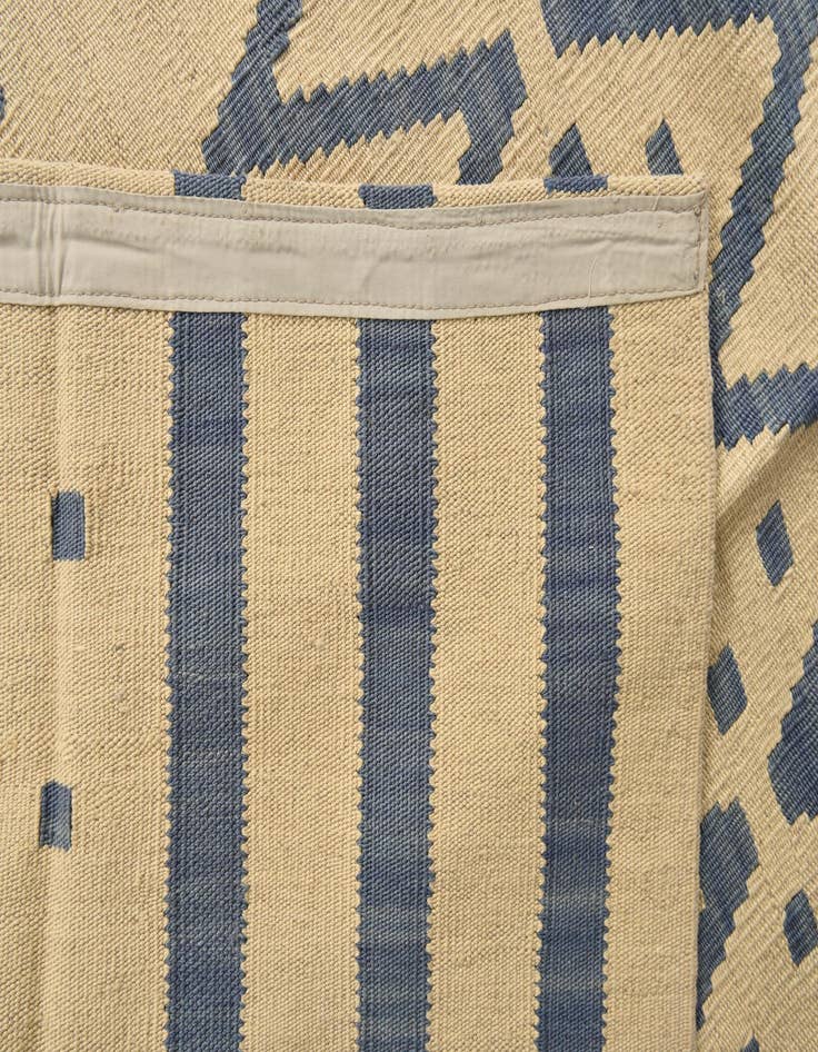 Detail image of  7' 1 x 9' 9  Hand Woven Kilim Modern Wool Rug