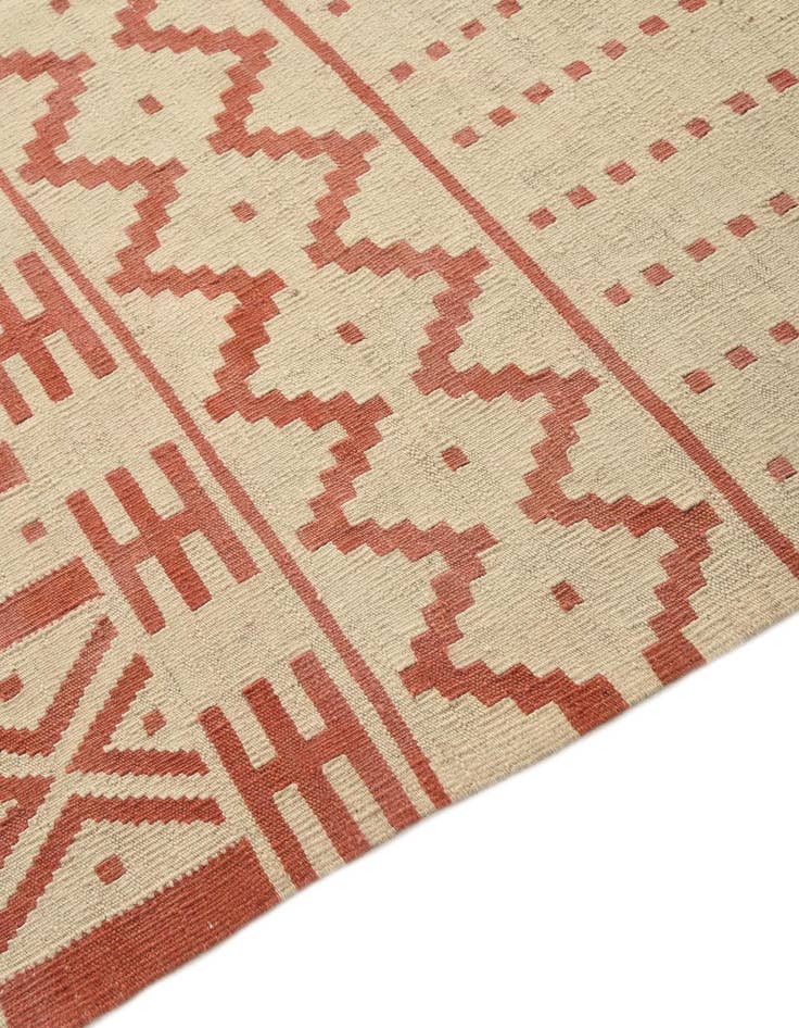 Detail image of  6' 10 x 9' 7  Hand Woven Kilim Modern Wool Rug