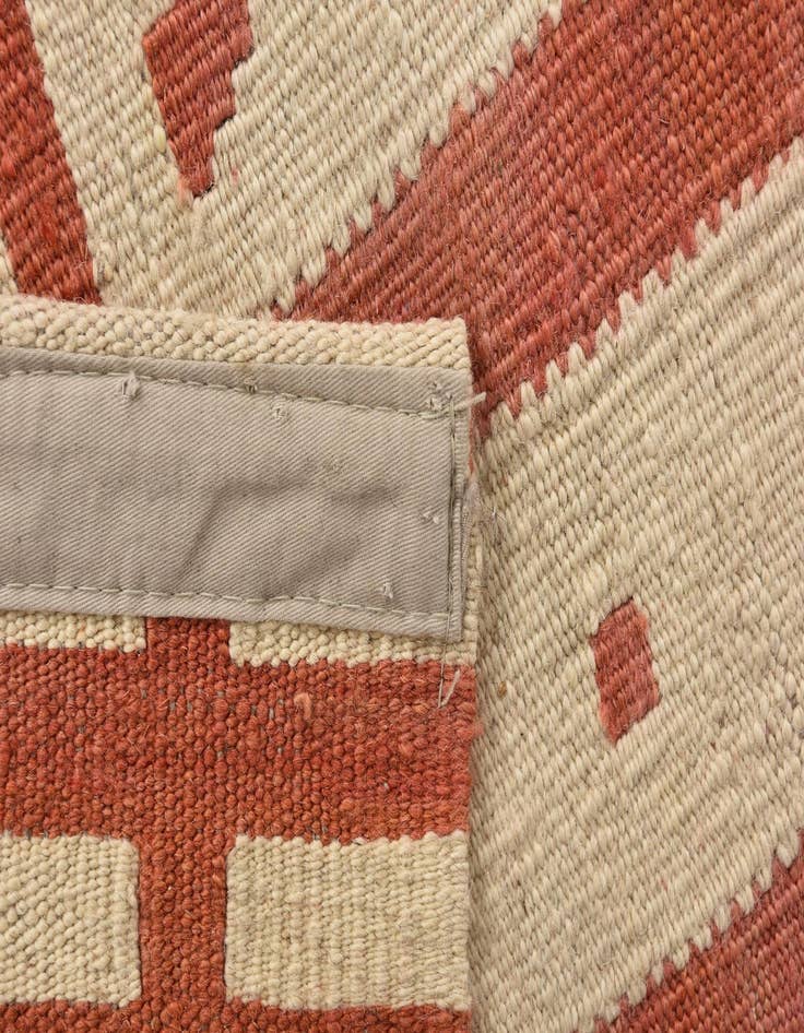 Detail image of  6' 10 x 9' 7  Hand Woven Kilim Modern Wool Rug