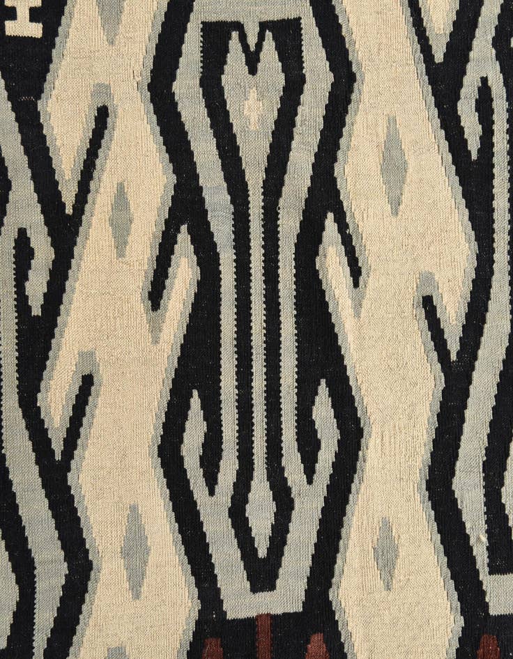 Detail image of  7' 1 x 9' 5  Hand Woven Kilim Modern Wool Rug