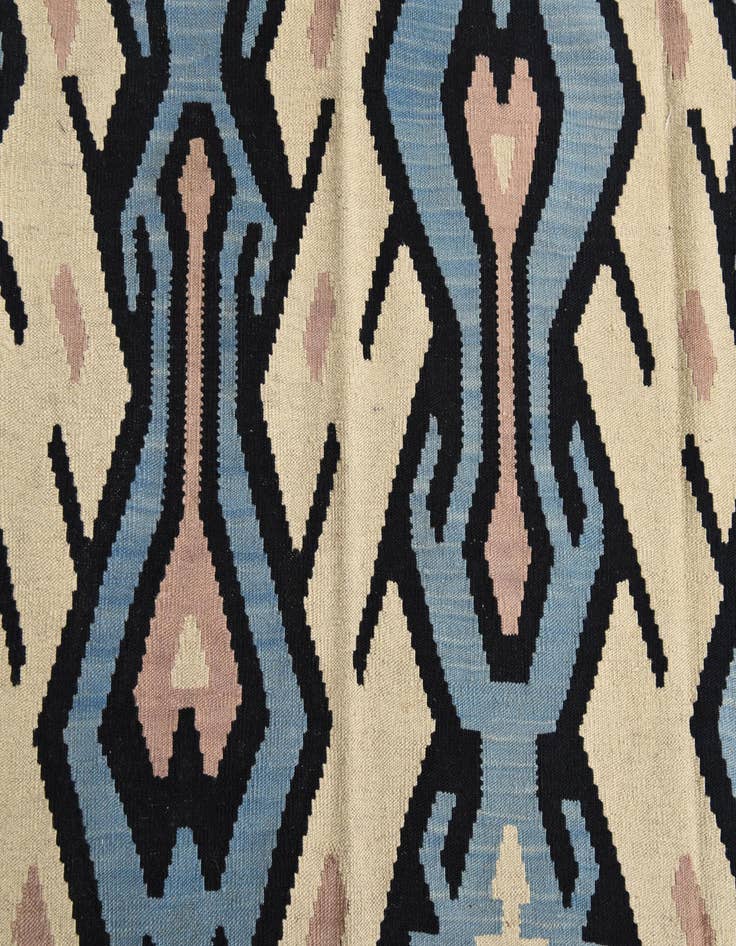 Detail image of  6' x 7' 10  Hand Woven Kilim Modern Wool Rug
