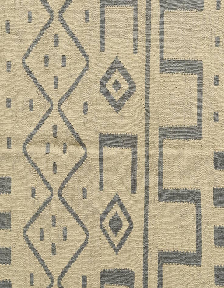 Detail image of  6' x 7' 6  Hand Woven Kilim Modern Wool Rug