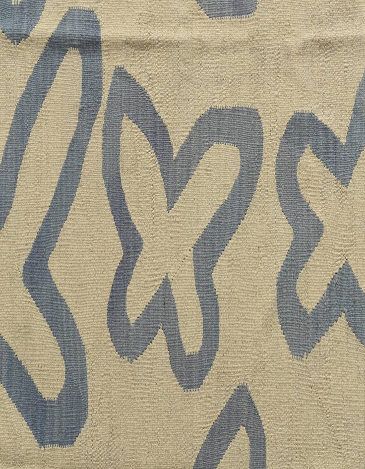 Detail image of  6' 8 x 9' 5  Hand Woven Kilim Modern Wool Rug