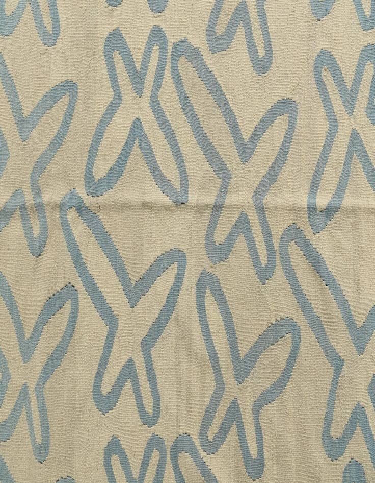 Detail image of  6' 10 x 9' 8  Hand Woven Kilim Modern Wool Rug