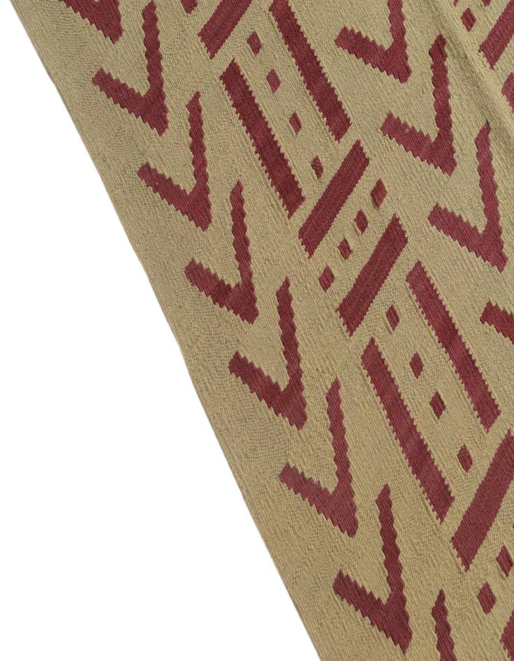 Detail image of  6' 9 x 9' 9  Hand Woven Kilim Modern Wool Rug