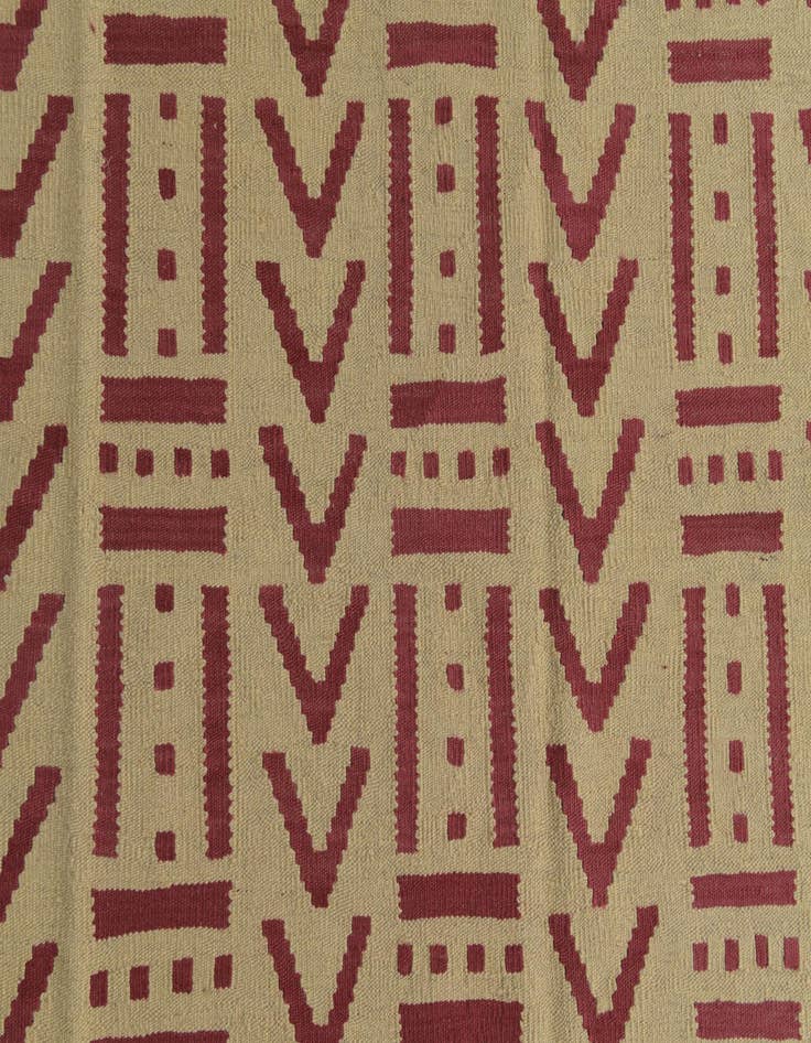 Detail image of  6' 9 x 9' 9  Hand Woven Kilim Modern Wool Rug