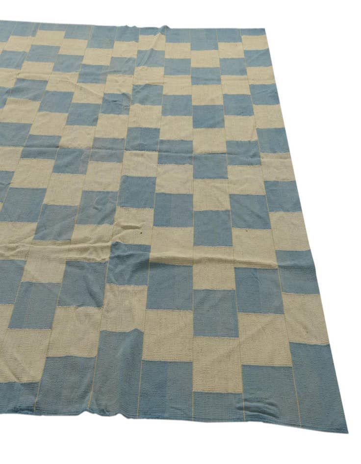 Detail image of  7' 7 x 10' 1  Hand Woven Kilim Modern Wool Rug