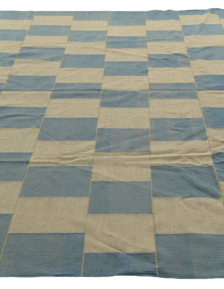 Detail image of  7' 7 x 10' 1  Hand Woven Kilim Modern Wool Rug