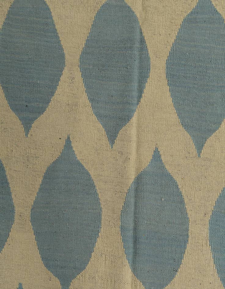 Detail image of  6' 7 x 9' 9  Hand Woven Kilim Modern Wool Rug