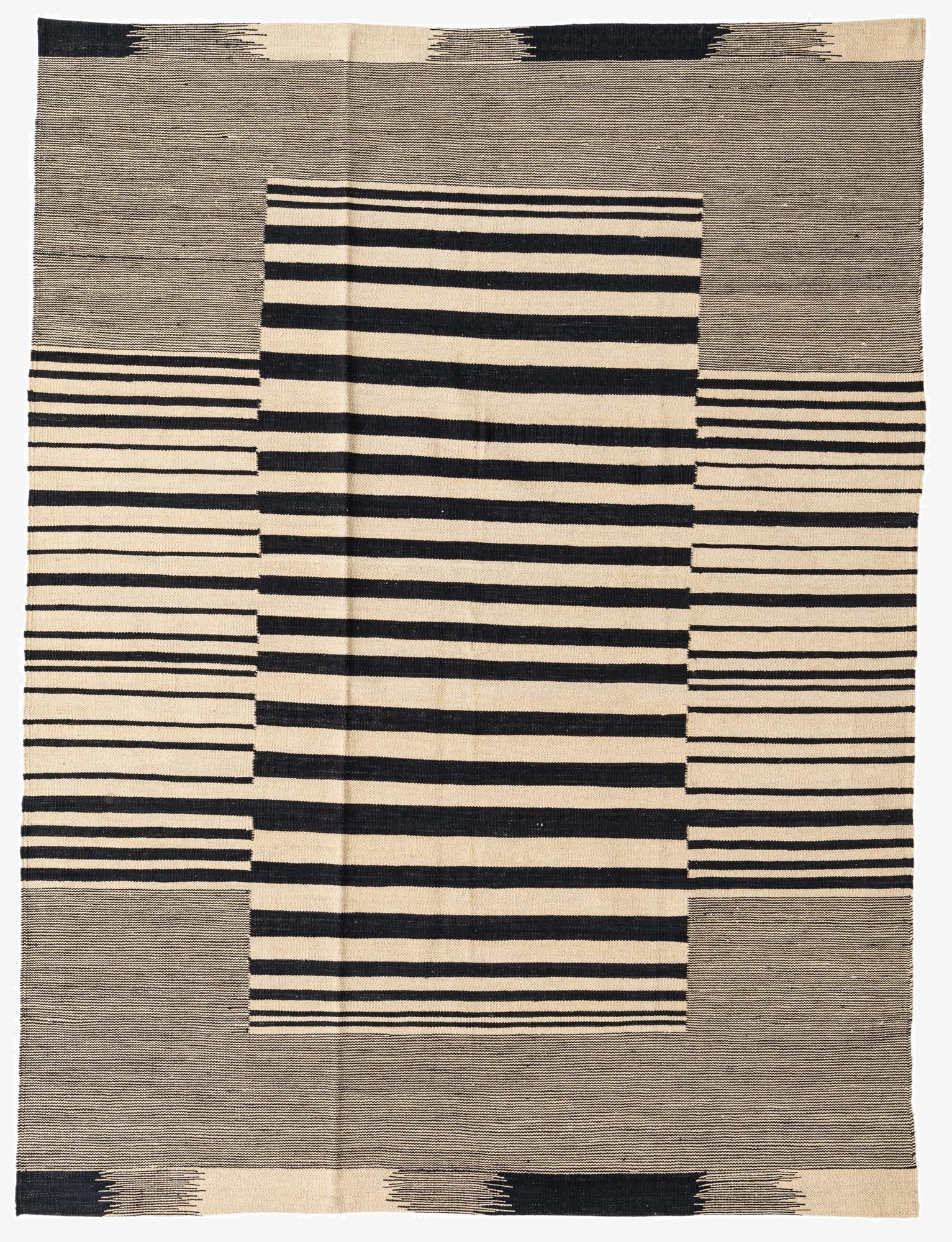  5' 9 x 7' 7  Hand Woven Kilim Modern Wool Rug
