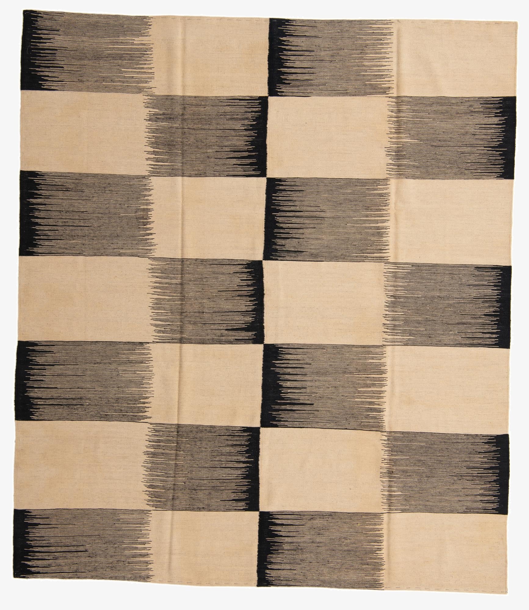  8' 4 x 9' 7  Hand Woven Kilim Modern Wool Rug