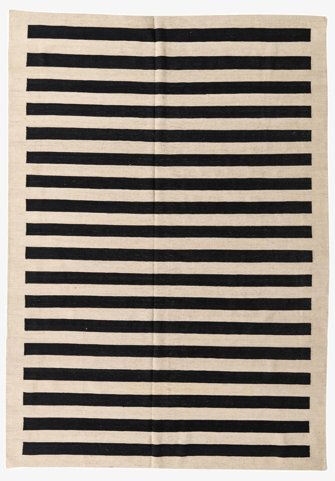  6' 10 x 9' 7  Hand Woven Kilim Modern Wool Rug