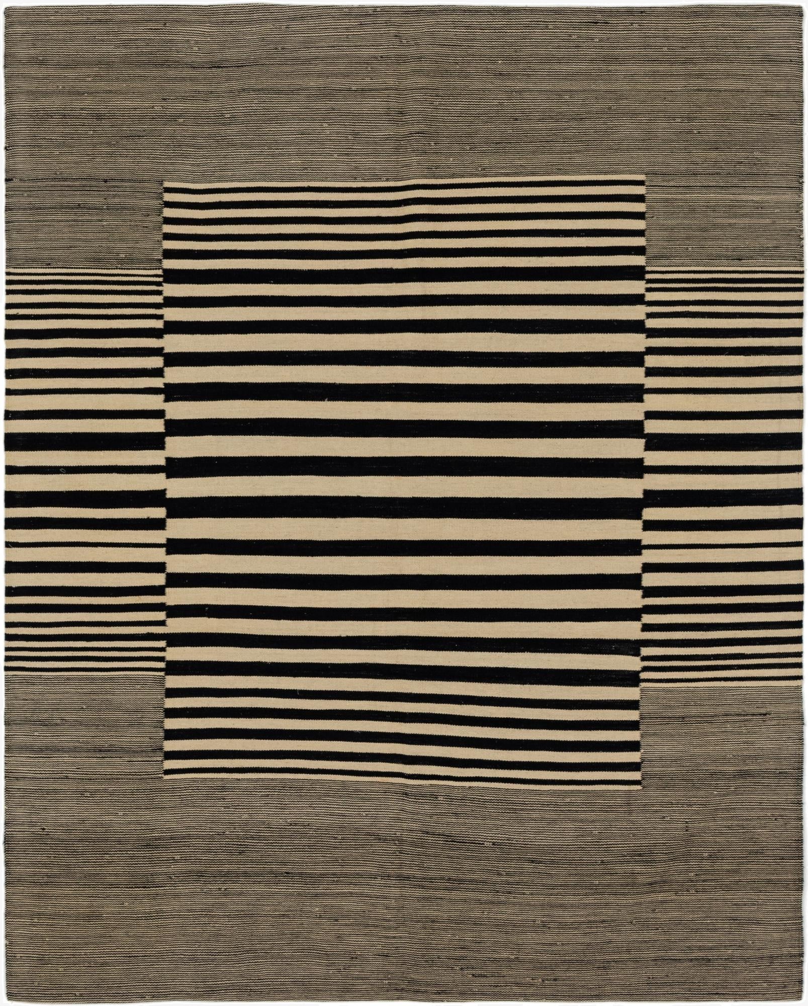  5' 10 x 7' 4  Hand Woven Kilim Modern Wool Rug