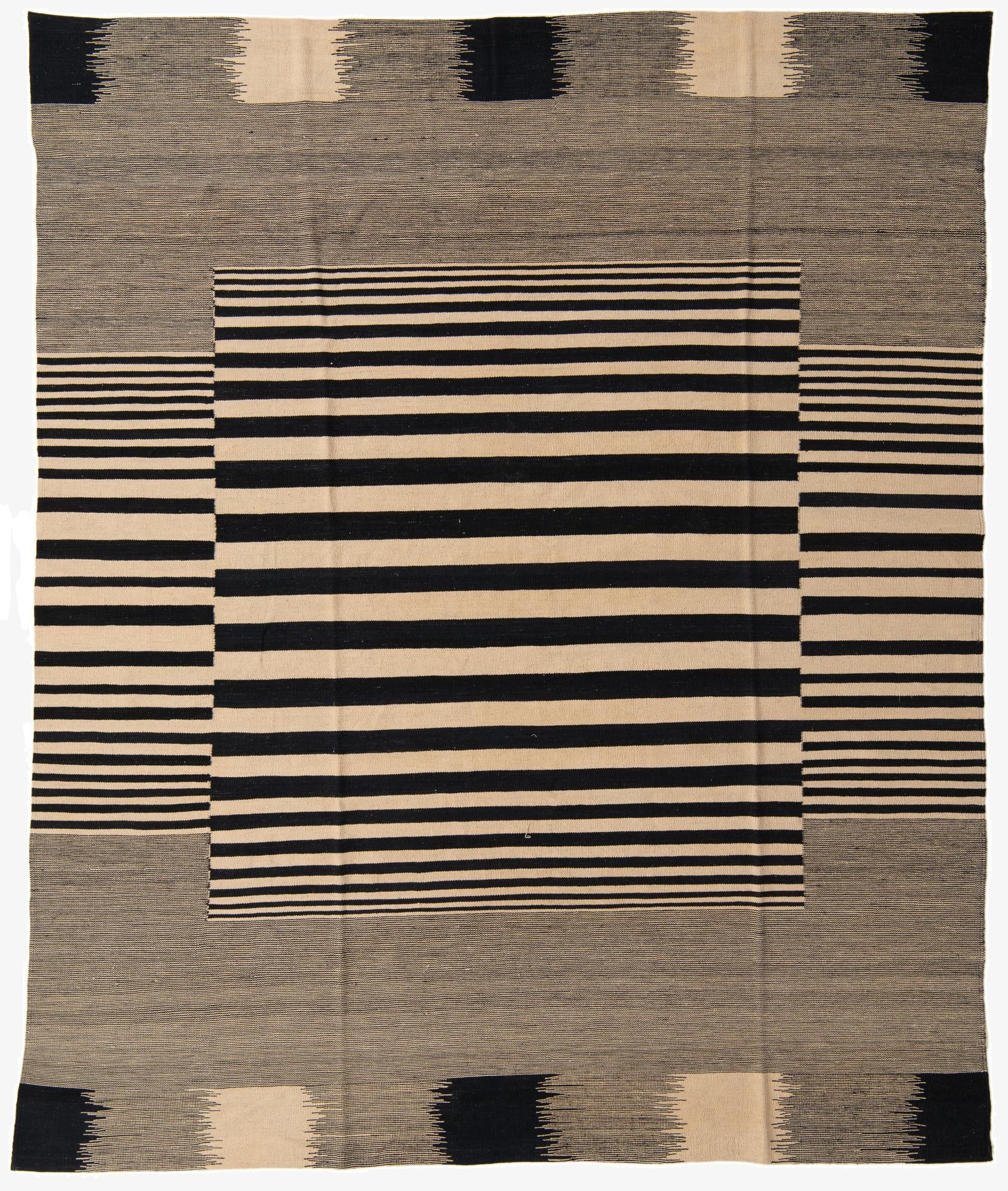  8' 2 x 9' 10  Hand Woven Kilim Modern Wool Rug