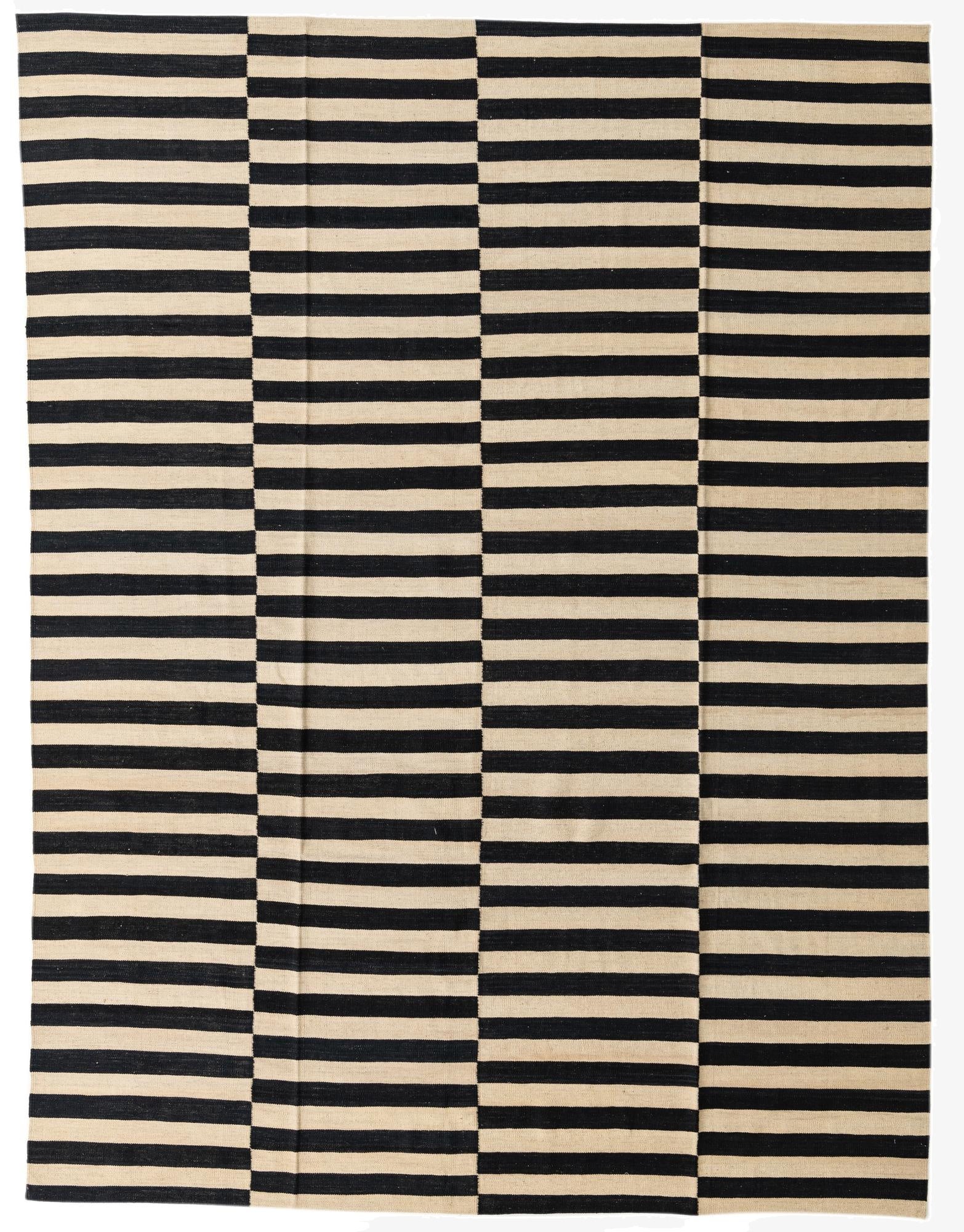  8' 5 x 11' 1  Hand Woven Kilim Modern Wool Rug