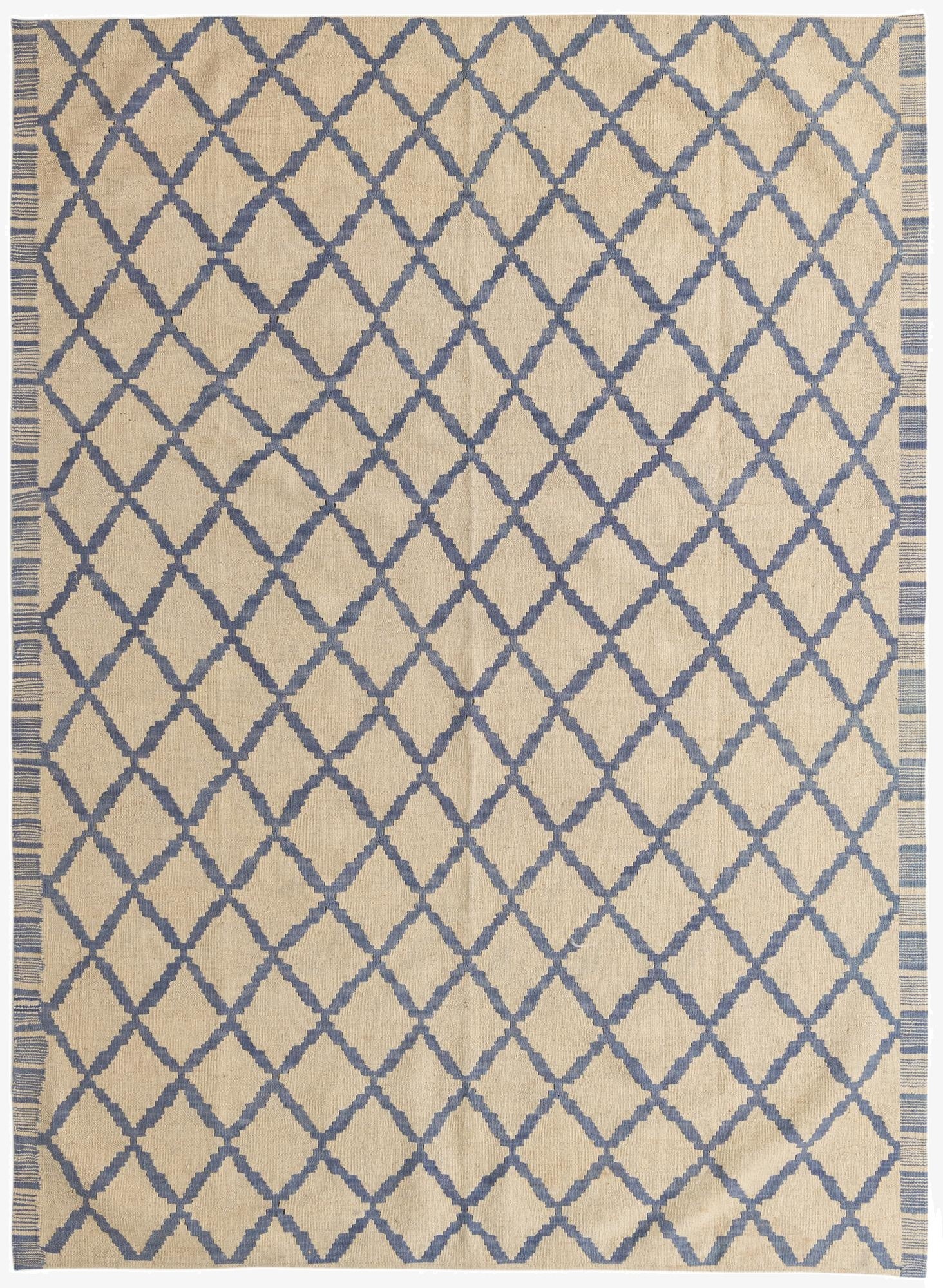  5' 9 x 7' 10  Hand Woven Kilim Modern Wool Rug