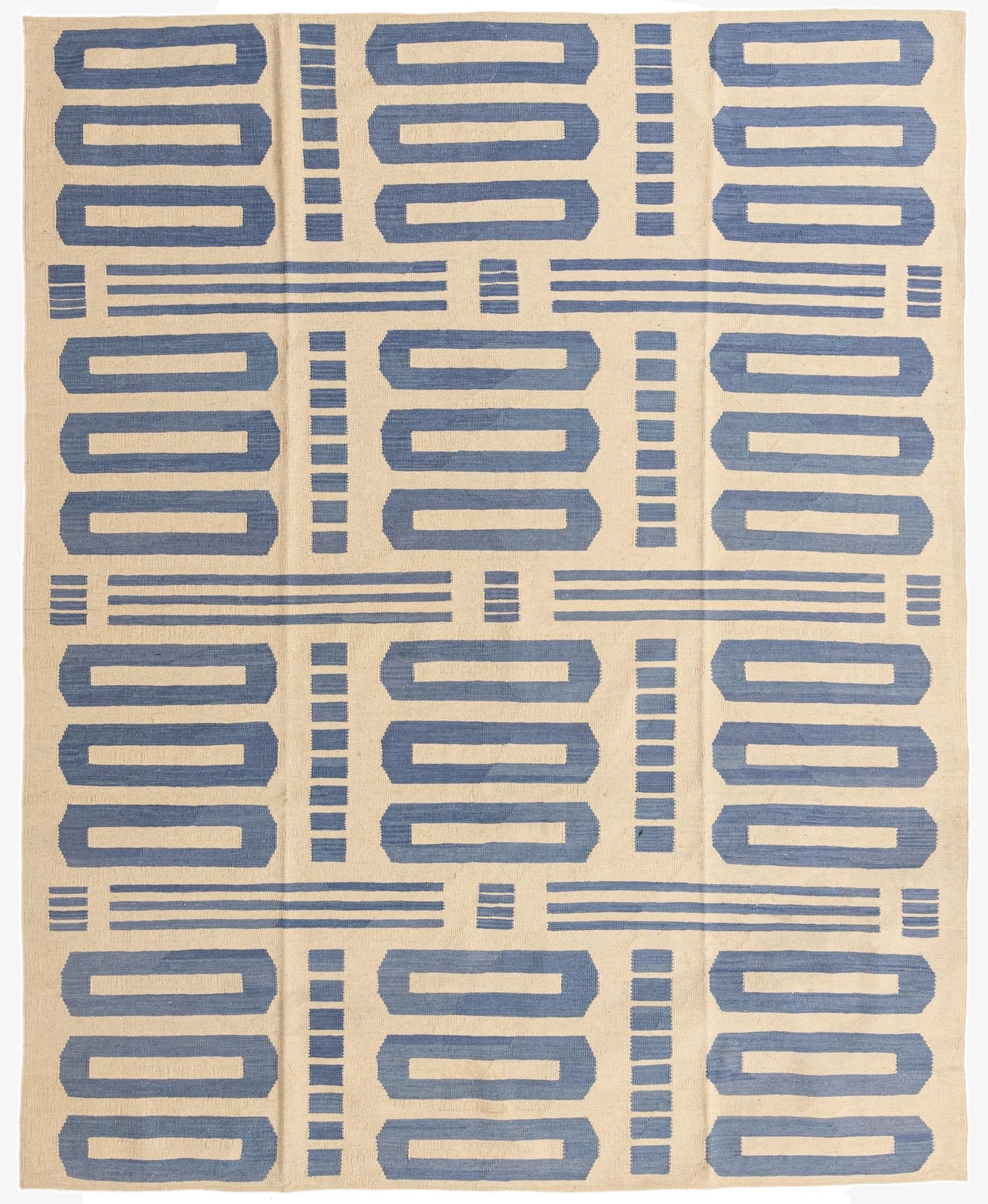  8' 4 x 10' 2  Hand Woven Kilim Modern Wool Rug