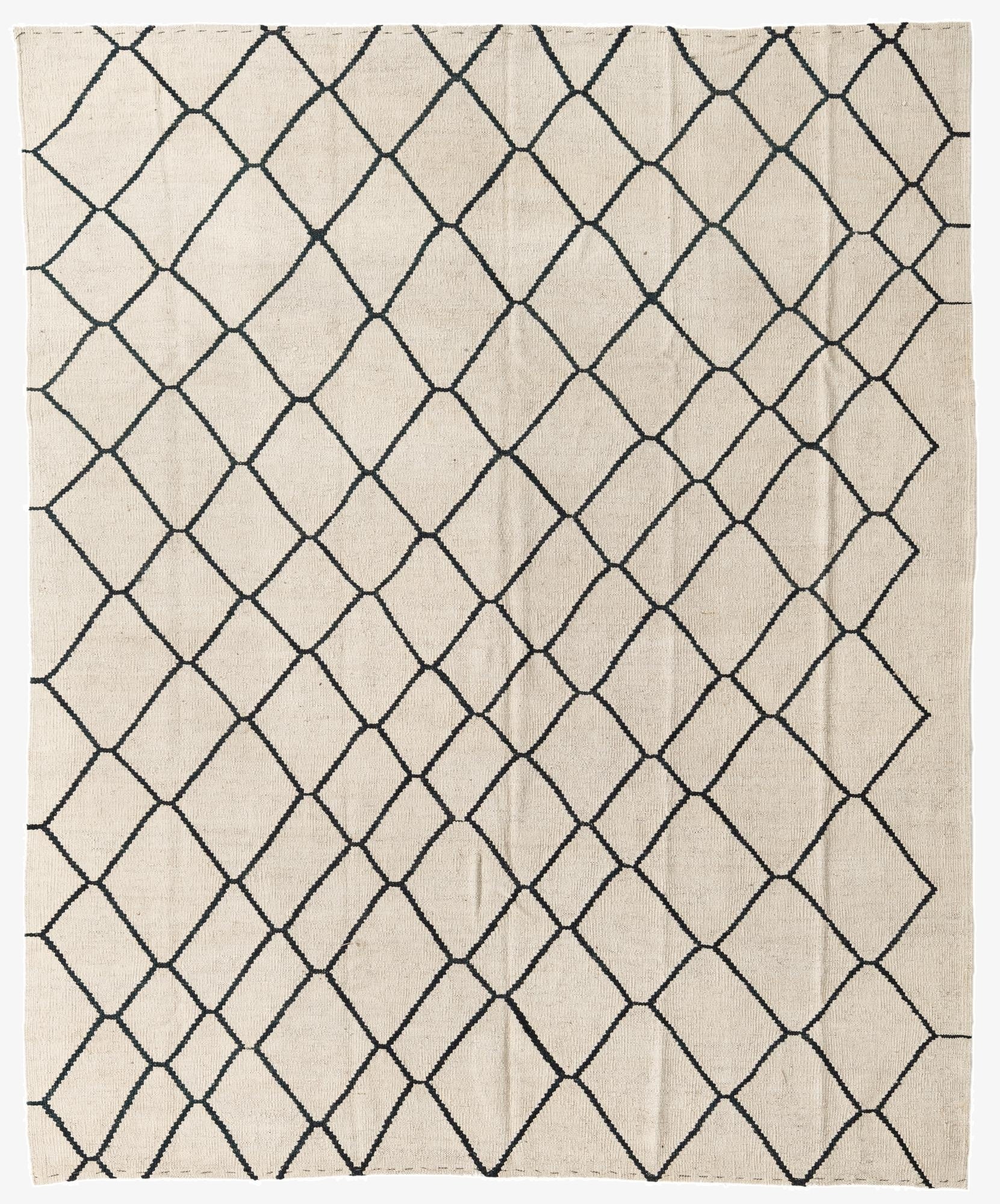  6' x 7' 3  Hand Woven Kilim Modern Wool Rug