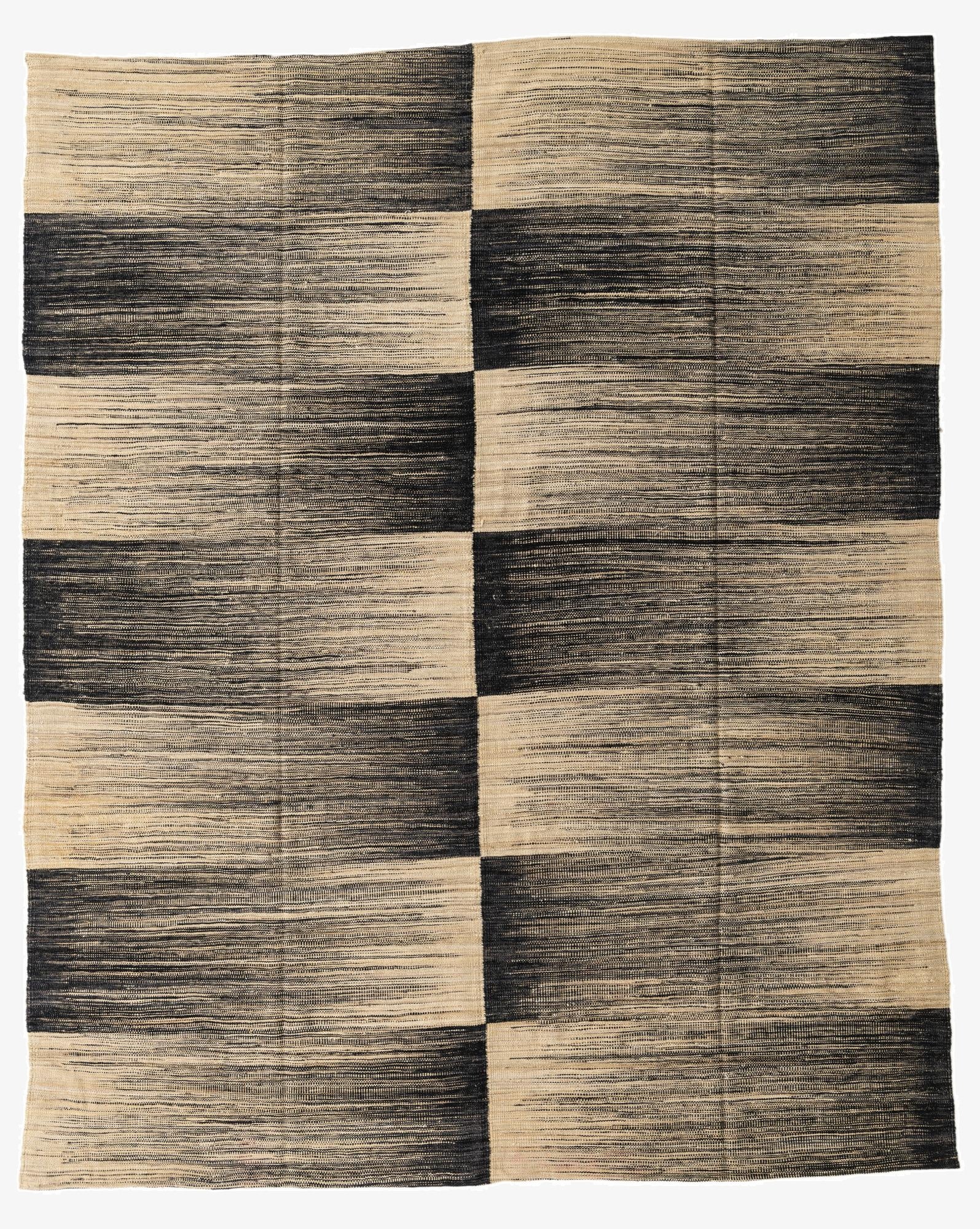  7' 10 x 9' 7  Hand Woven Kilim Modern Wool Rug