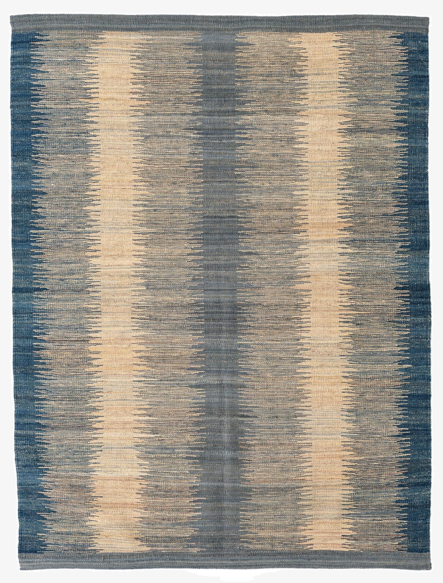  4' 5 x 5' 10  Hand Woven Kilim Modern Wool Rug