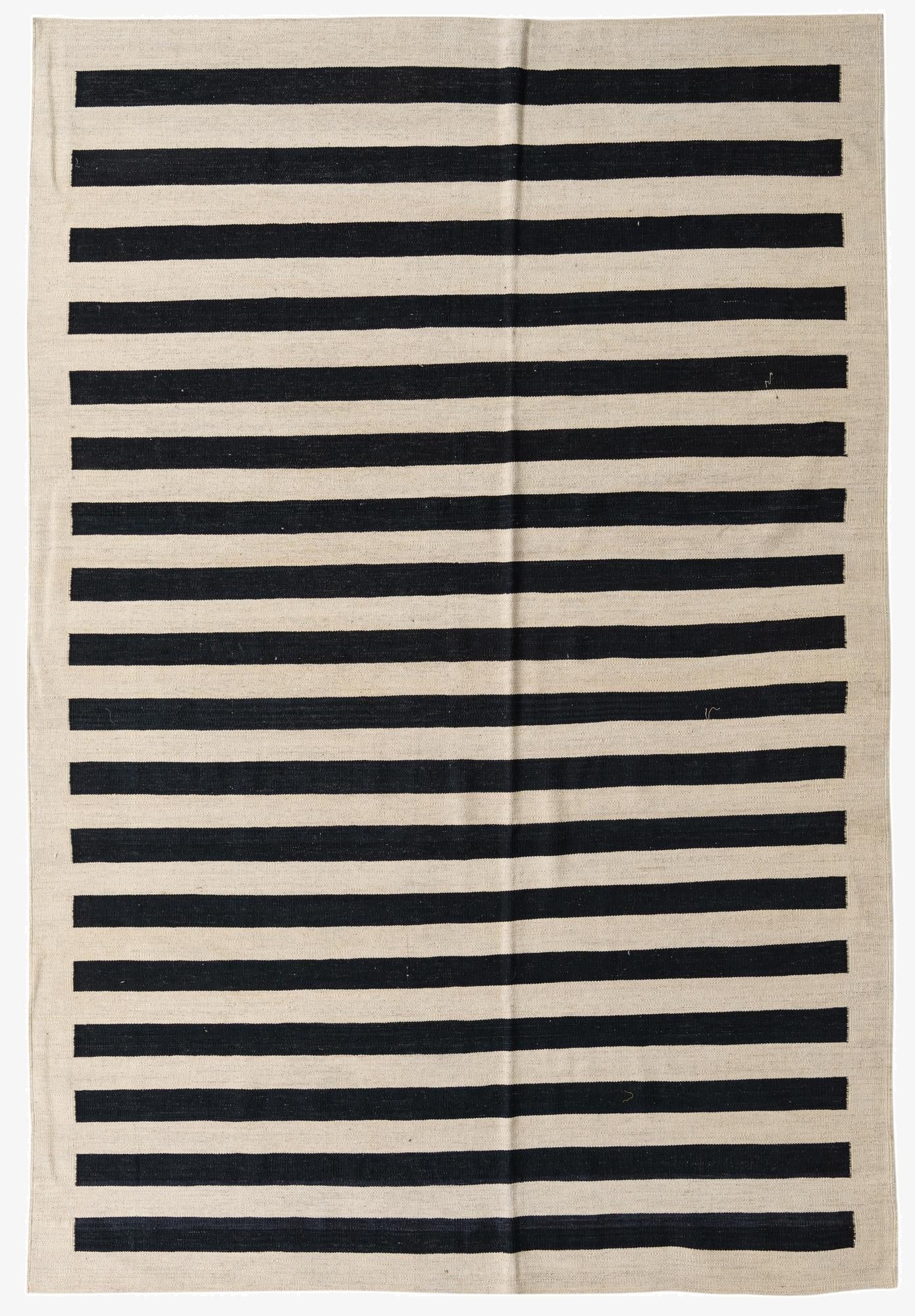  6' 8 x 9' 10  Hand Woven Kilim Modern Wool Rug