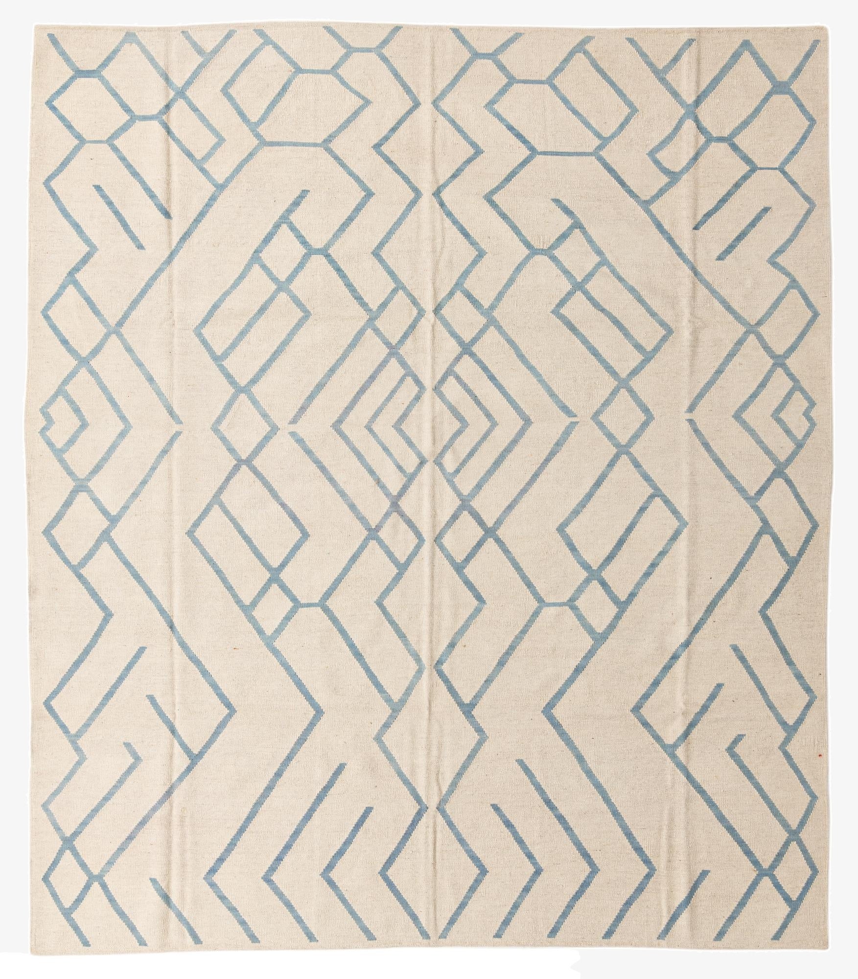  8' 7 x 10'  Hand Woven Kilim Modern Wool Rug