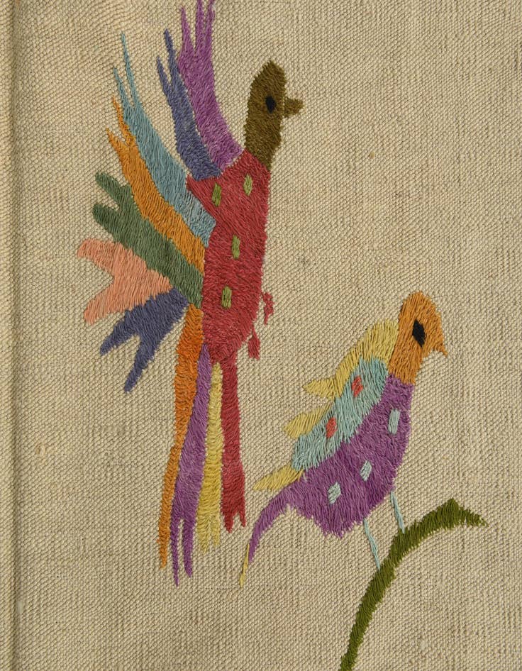 Detail image of  3' 3 x 4' 7  Hand Woven Kilim Suzani Wool Rug