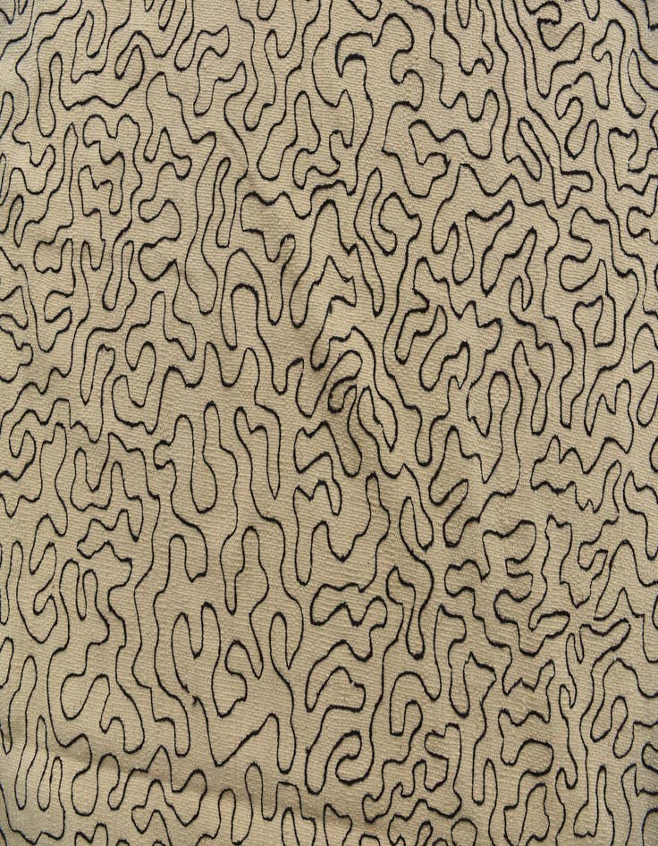 Detail image of  8' 4 x 9' 7  Hand Woven Kilim Suzani Wool Rug