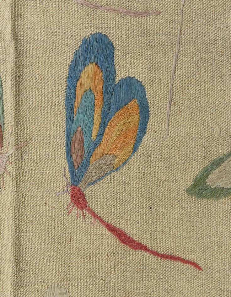 Detail image of  5' 10 x 7' 5  Hand Woven Kilim Suzani Wool Rug