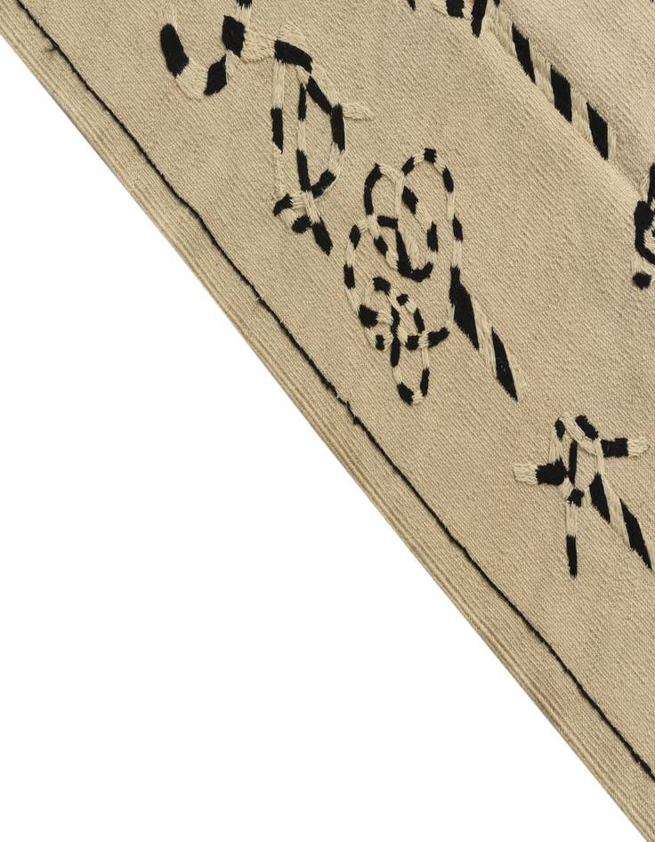 Detail image of  5' 10 x 7' 9  Hand Knotted Kilim Suzani Wool Rug