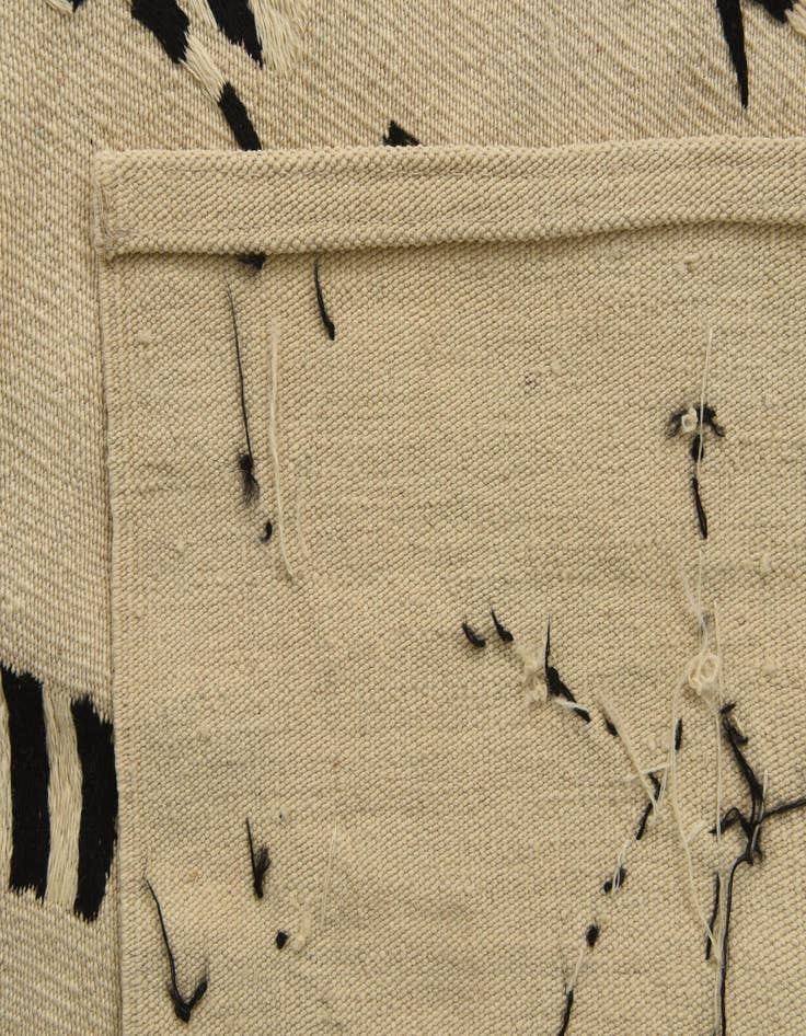 Detail image of  5' 10 x 7' 9  Hand Knotted Kilim Suzani Wool Rug